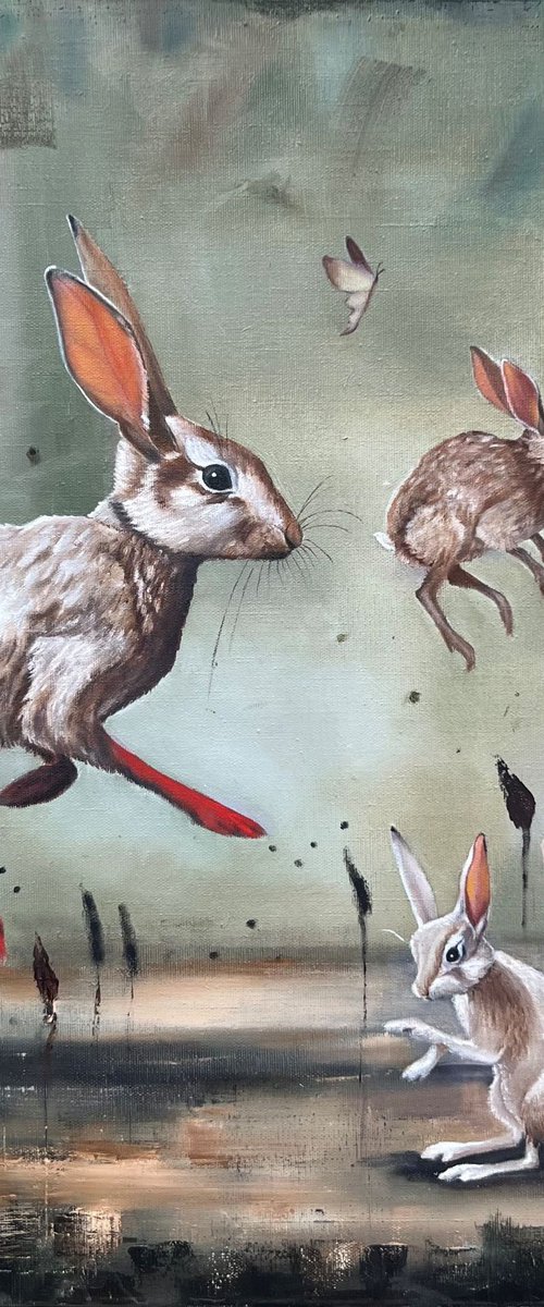 "Mad Rabbits" by Nina Grigel