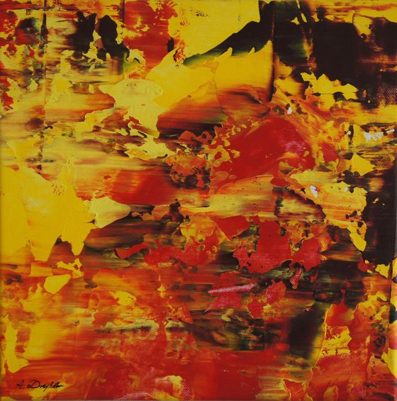A Square Foot On The Richter Scale X (30 x 30 cm) (12 x 12 inches)
