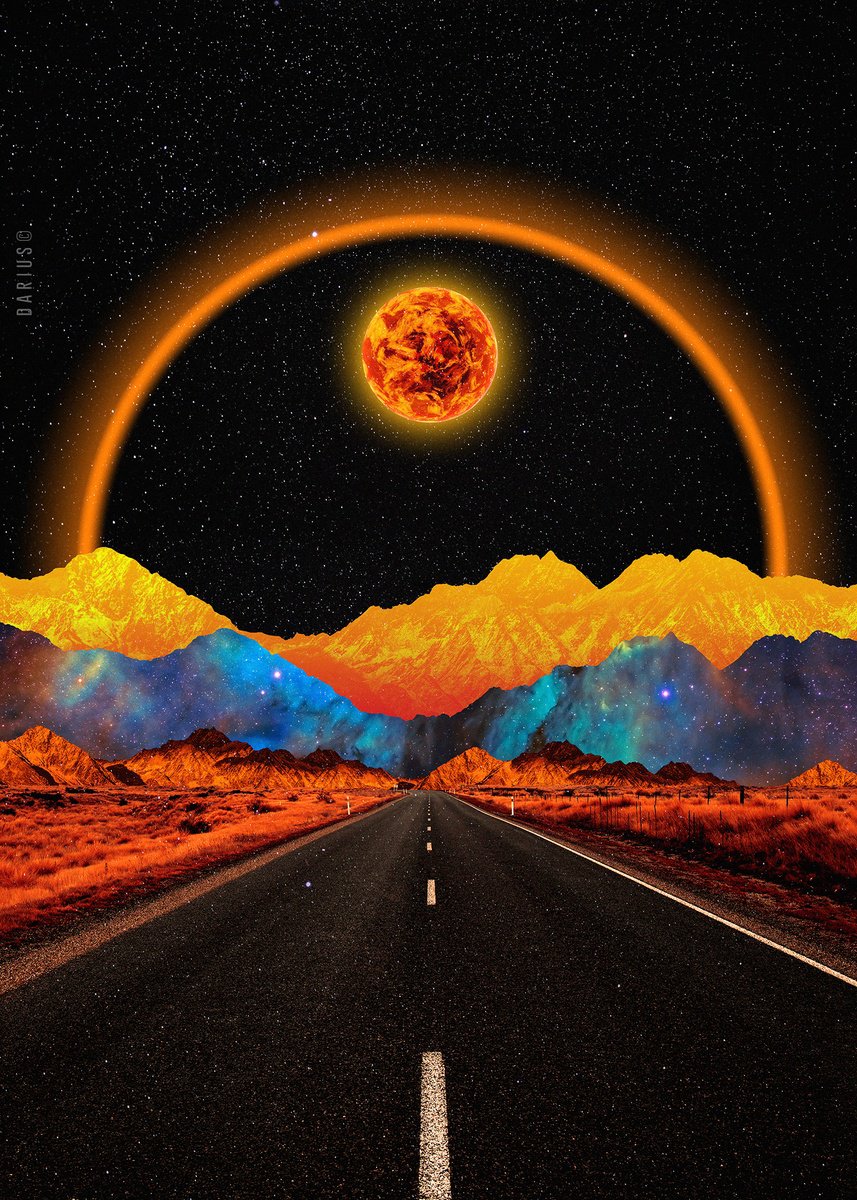 Abstract Giclee Print By Darius Comi, 12 X 18, Paula