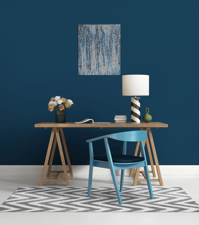 Tropical Ocean - Modern Home-Decor abstract Ready to Hang - 8