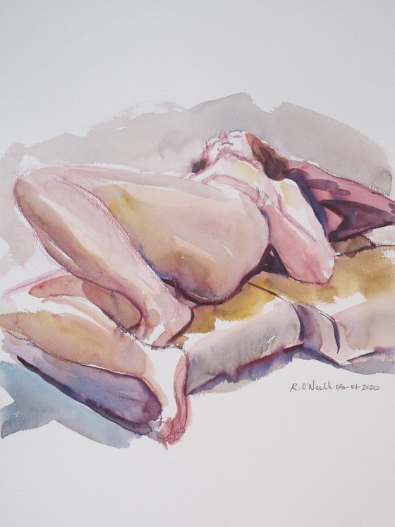 Reclining female nude