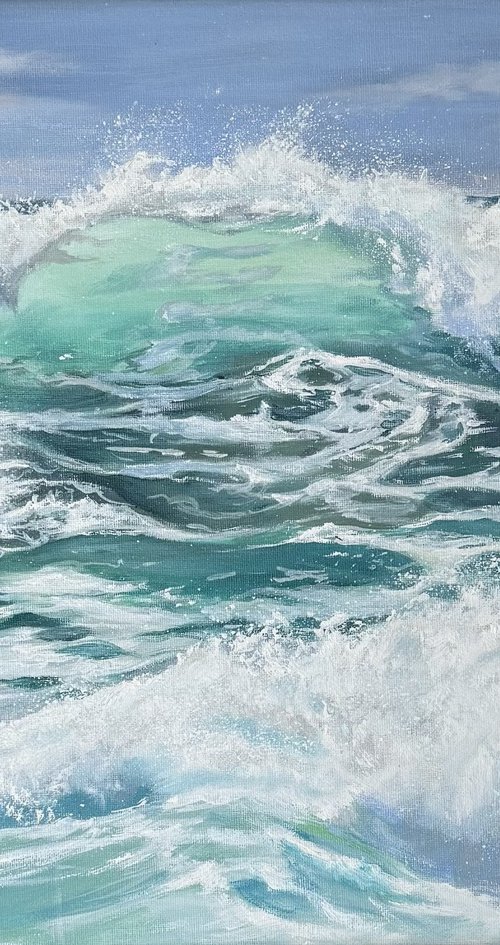August waves by Irina Ponna