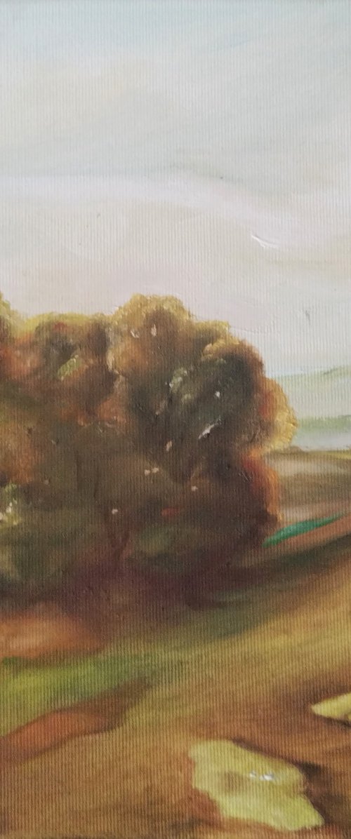 Landscape with Trees by Viktória Déri