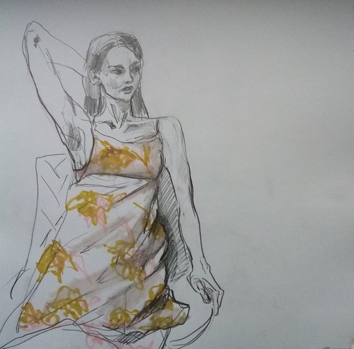 Sofia in a New dress by Oxana Raduga