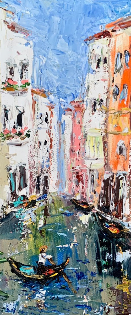 Venice. Italian landscape. by Vilma Gataveckienė