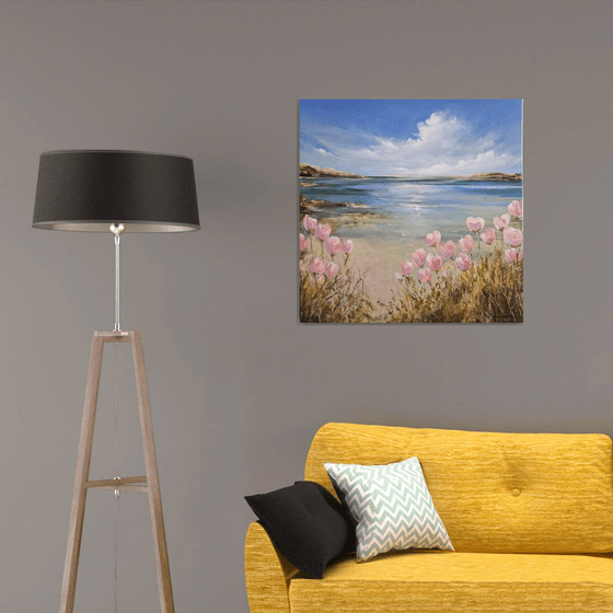Soft Flowers By The Sea
