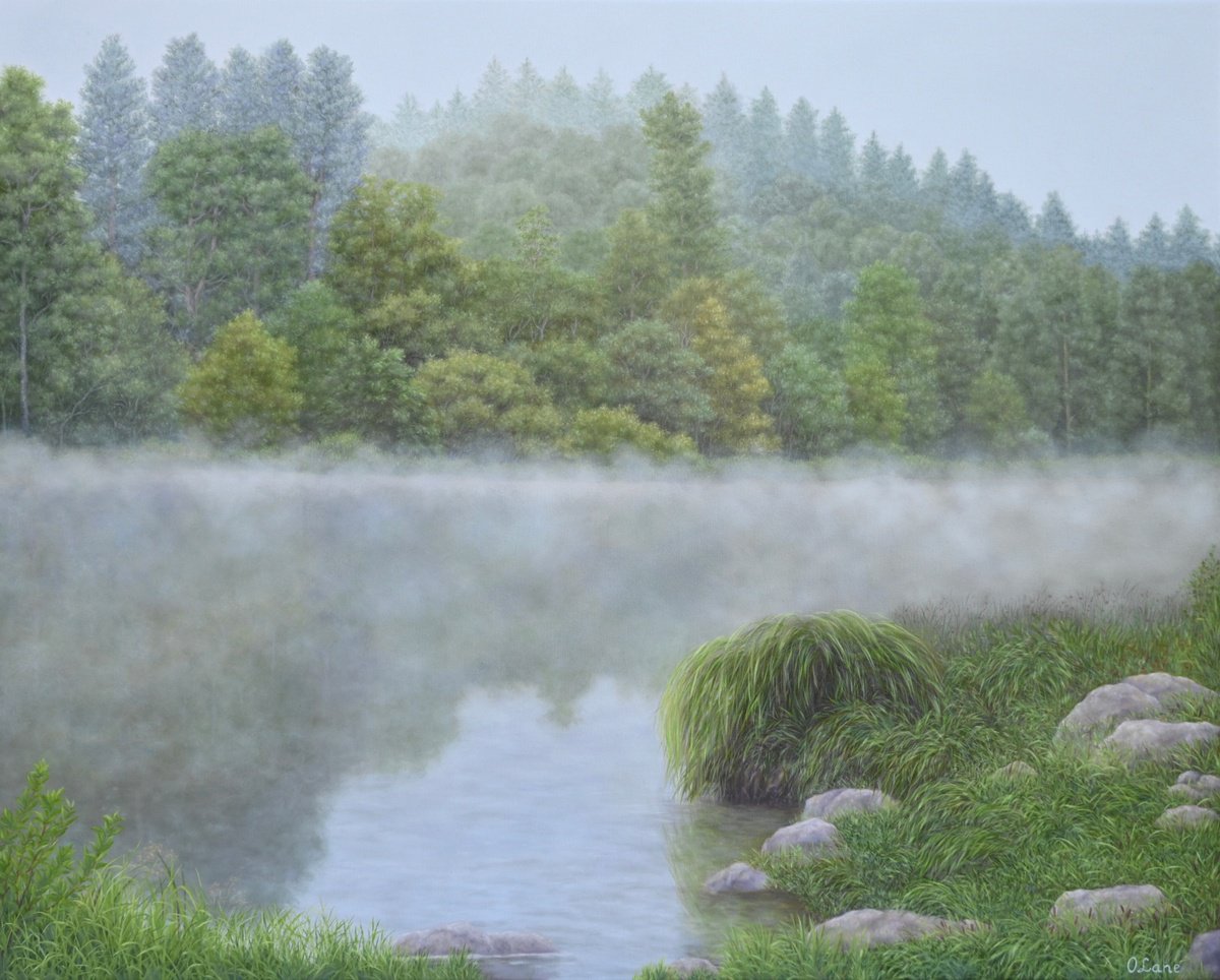 Foggy Tranquility by Olya Lane