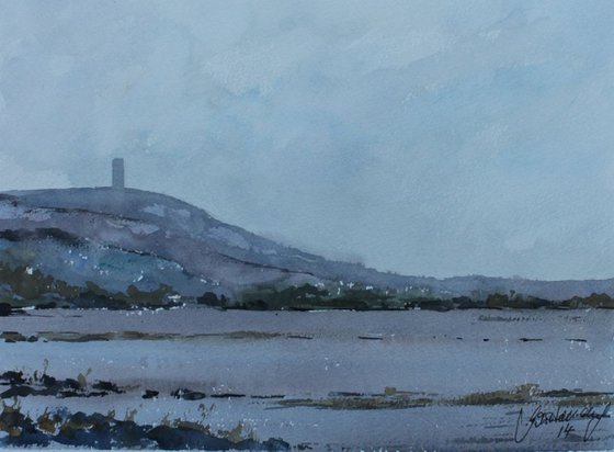 Scrabo from Strangford Lough.