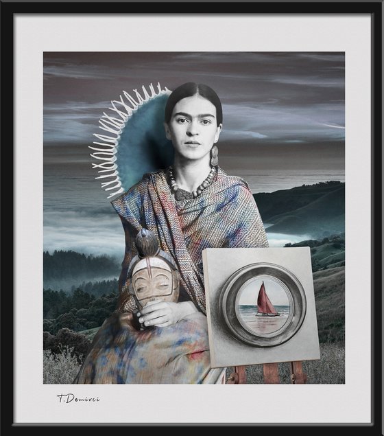 Portrait of Frida Kahlo (No:5)