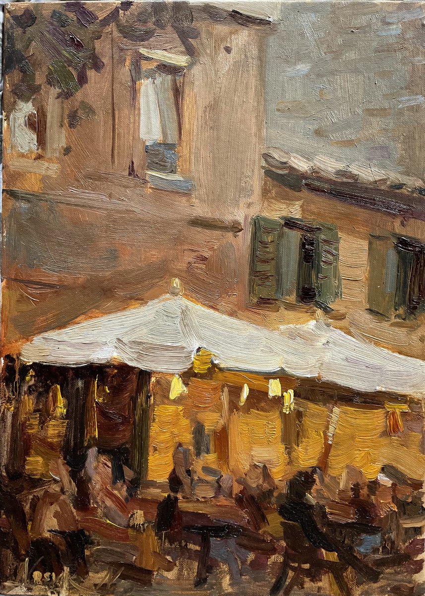 Trastavere. Rome 25x35 cm| oil painting by Nataliia Nosyk