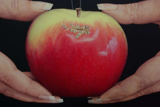 Hyperrealistic still life "Just Apple..."