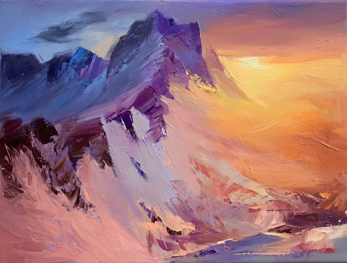 Sunrise in the Alps by Teodor Stratulat