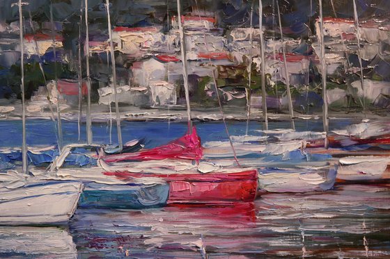 "On the pier"