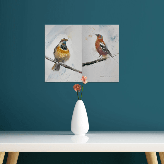 Two Voices of Spring (Diptych)