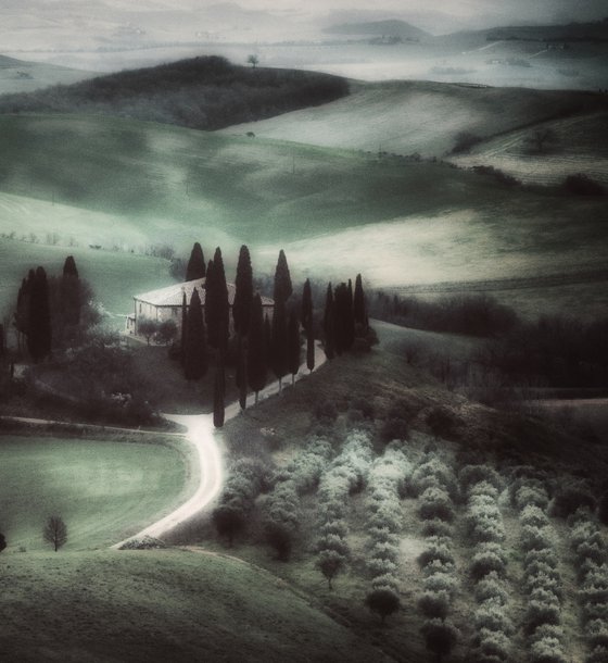 A tuscan homestead at dawn 3