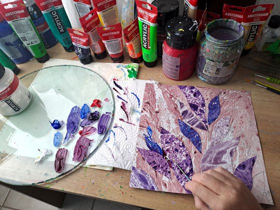 Set of 2 «Galaxy Garden»