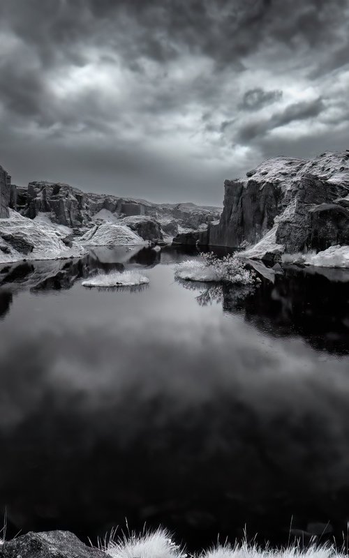 Foggintor Quarry Infrared by Paul Nash