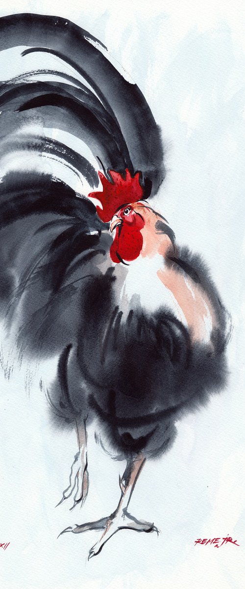 Bird CCLVII - Rooster by REME Jr.