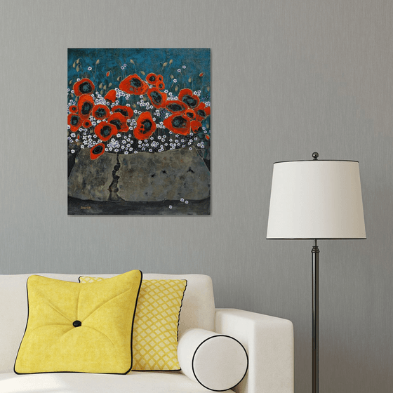 Poppies and Little Stars