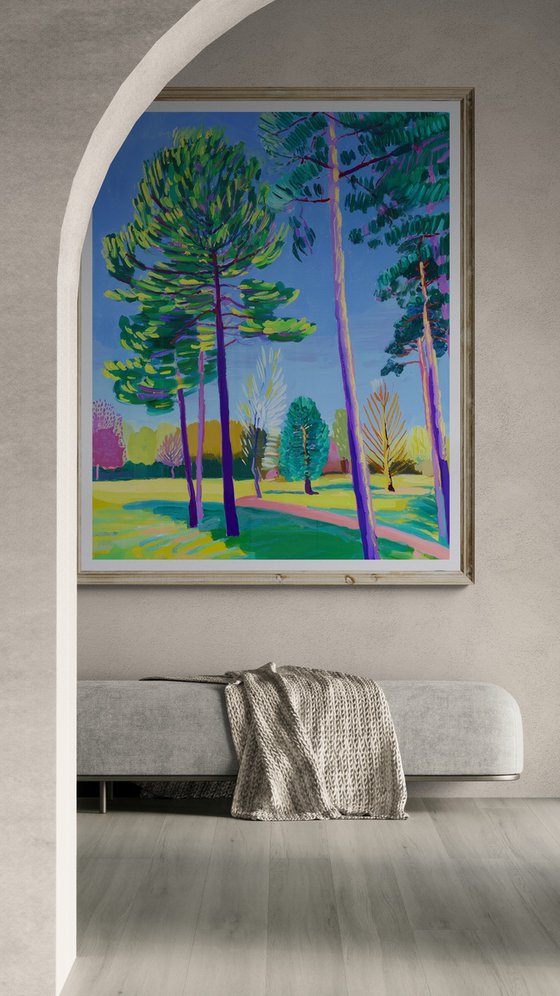 Sunlit Pines