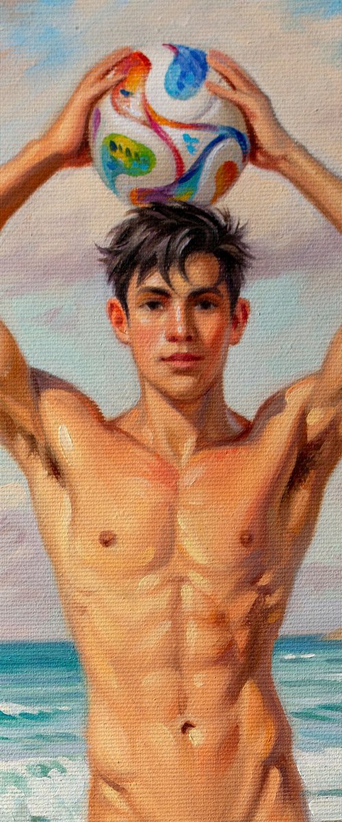 BEACH SOCCER PLAYER by Yaroslav Sobol