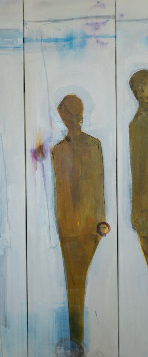 Post Scriptum 320. Triptych by Romuald Mulk Musiolik