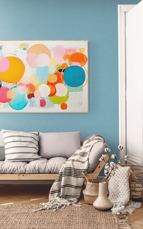 Colorful circle shapes abstract 1212236 by Sasha Robinson