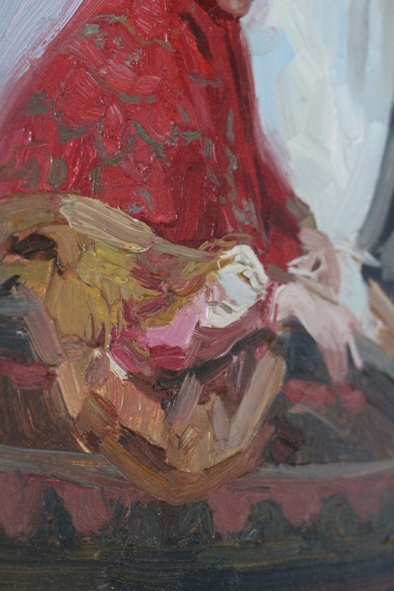 Girl in Russian costume