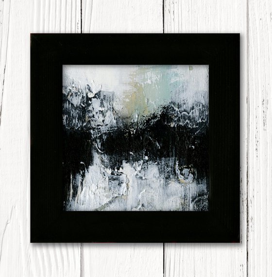 Mystic Journey 46 - Framed Abstract Painting by Kathy Morton Stanion