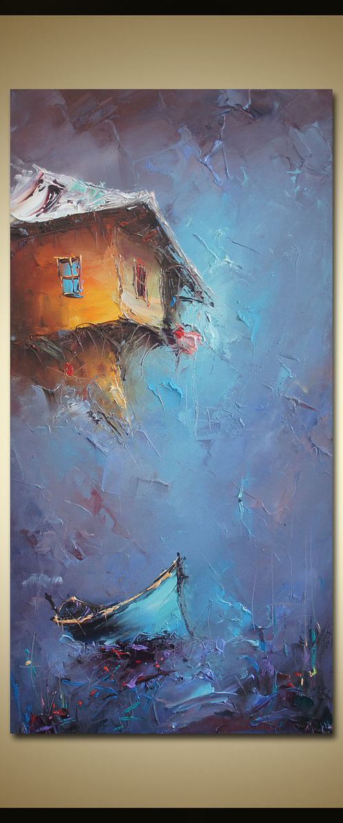 Mist illussions , Large oil Painting by Stanislav Lazarov