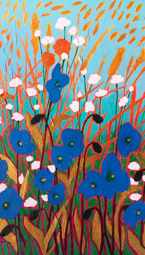 Himalayan Poppies by Lisa Mann