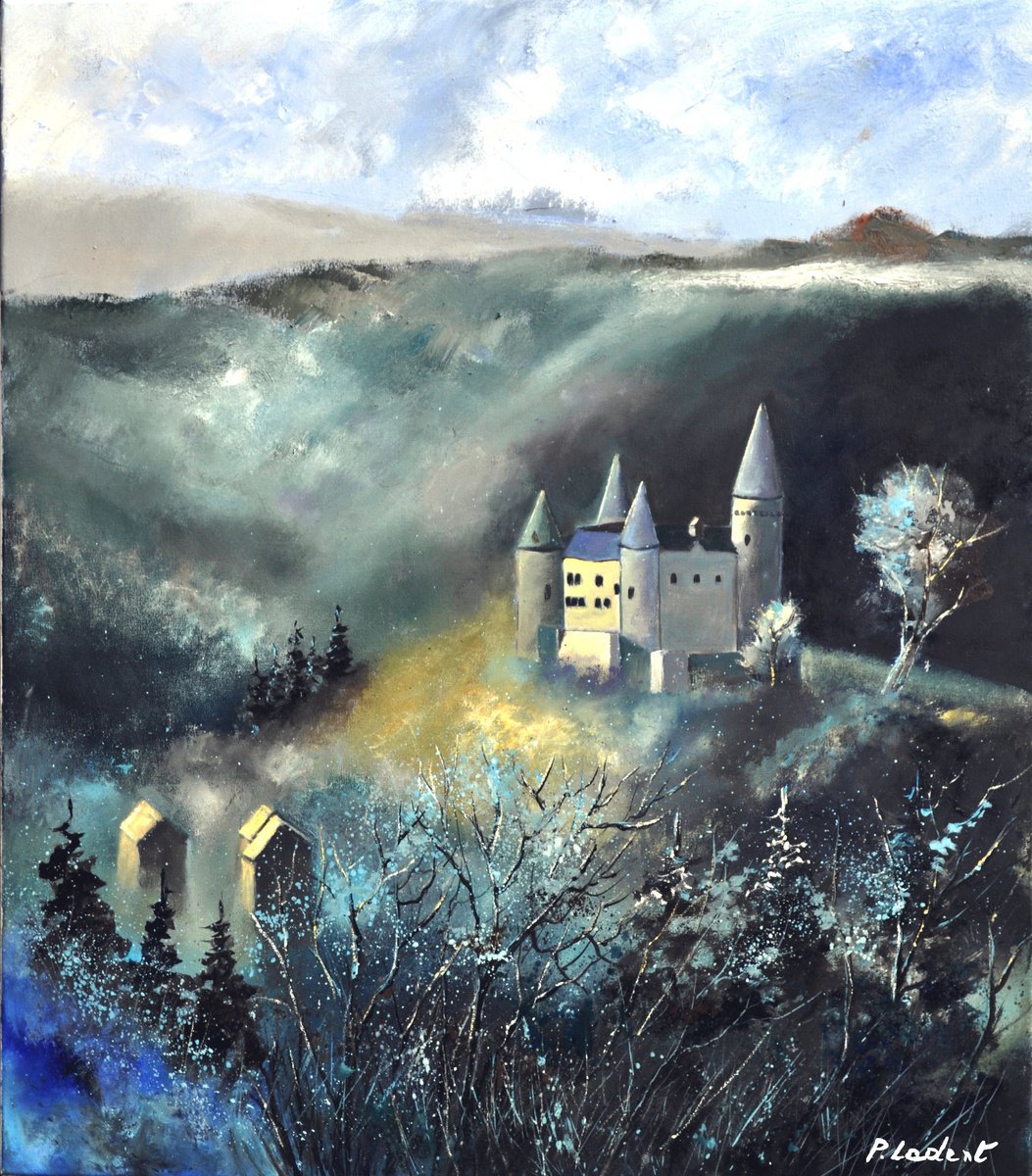 A Medieval Castle By Pol Henry Ledent, 28 X 31, Artwork For Sale On Artfinder