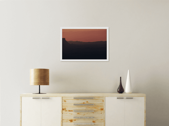 Sunrise over Ramon crater #8 | Limited Edition Fine Art Print 1 of 10 | 60 x 40 cm