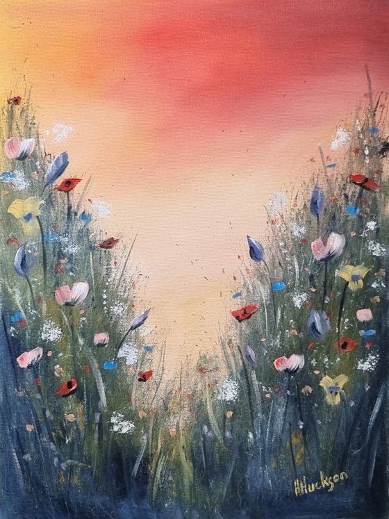 Wildflower Sunset Dreams