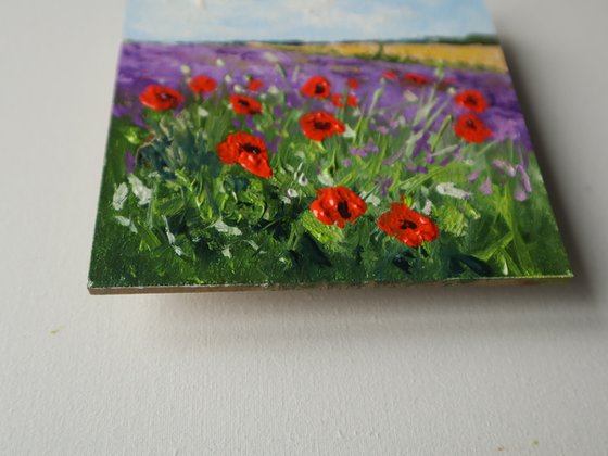 Poppy, Mini Art Framed