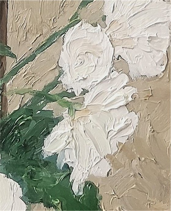 White flowers