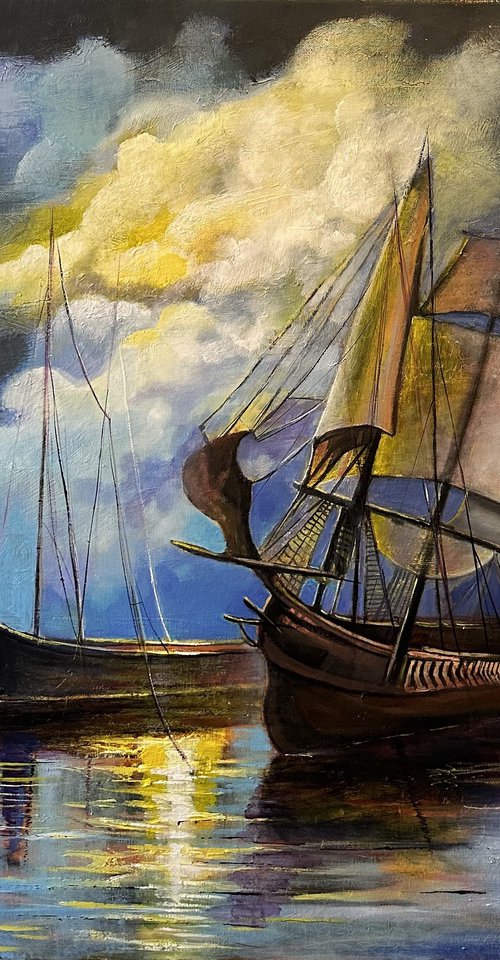 " Little Ranger " - Bartholomew Roberts Ship, by Reneta Isin