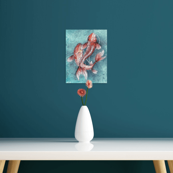 Dancing Koi