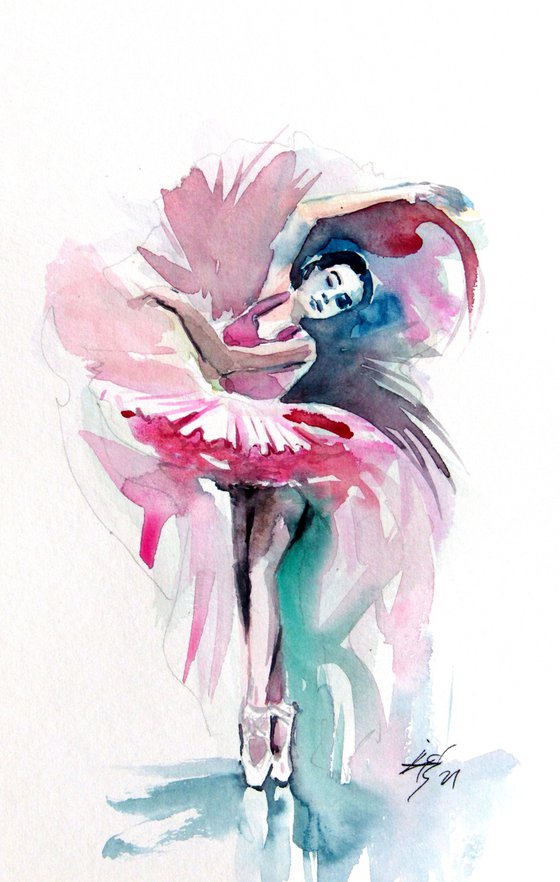 Ballerina in pink