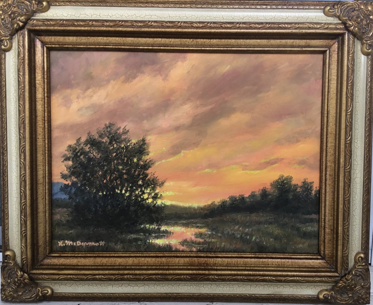 SUNDOWN - BOTTOM MEADOW by Kathleen McDermott