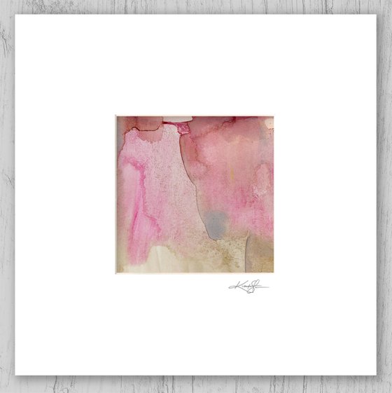 Lullaby Collection 3 - Set of 6 Abstract Paintings in Mats by Kathy Morton Stanion