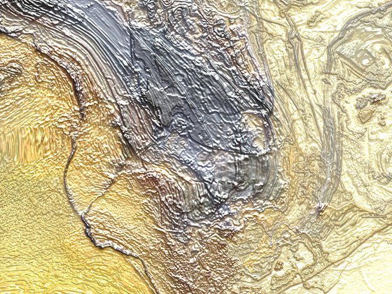 Textura oro y negro