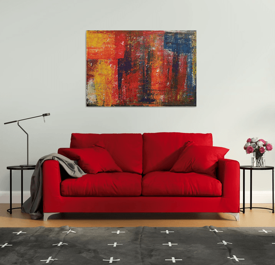 Fire Abstract 5 (120x85cm)