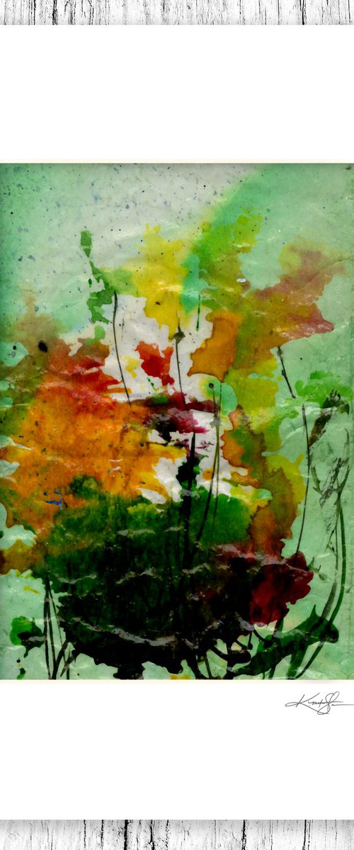 Floral Bliss 12 - Abstract Flower Painting by Kathy Morton Stanion by Kathy Morton Stanion