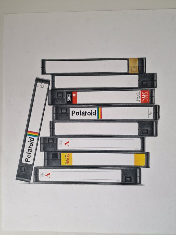 90s VHS Stack