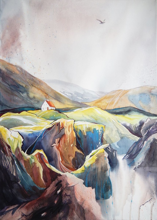 Faroe Islands By Alla Vlaskina Artfinder