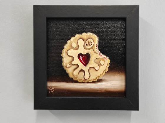 Little Jammie Dodger cookie still life