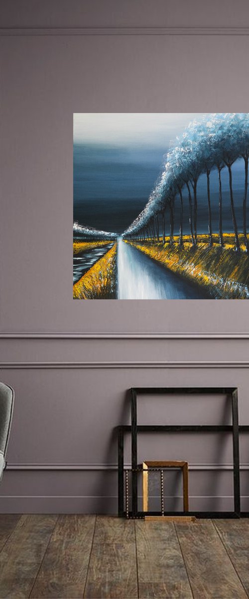 In the land of Frost and Ice III -  Fields and Colors Series by Danijela Dan
