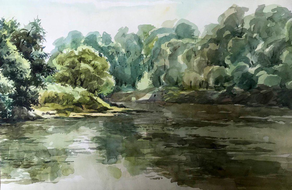 Stunning Watercolor Paintings Capture the Tranquility of Nature