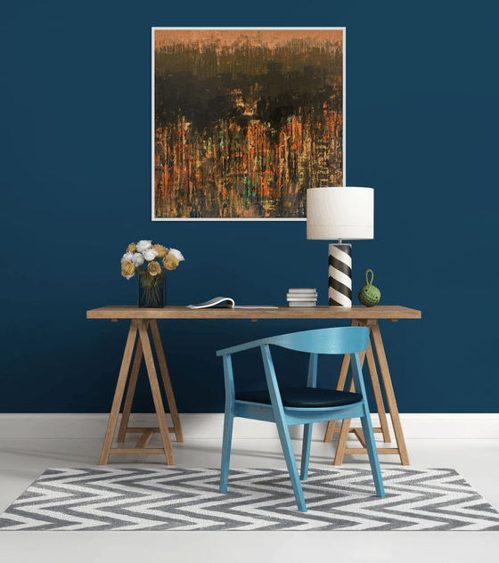 Brown Lake_36"X36"